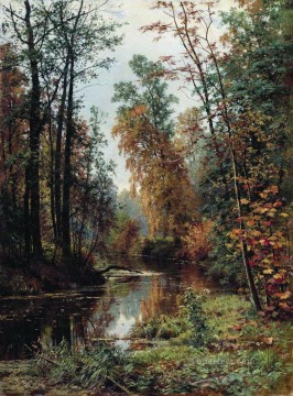 Parque en Pavlovsk 1889 paisaje clásico Ivan Ivanovich Pinturas al óleo